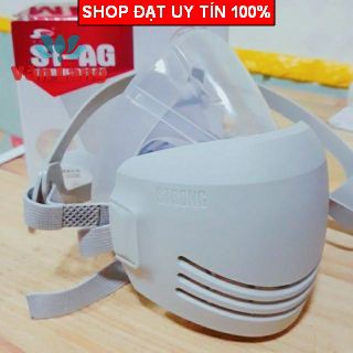 Mặt nạ chống bụi ,chống độc ,phòng khói bụi silicon, cao su siêu mềm STRONG ST-AG