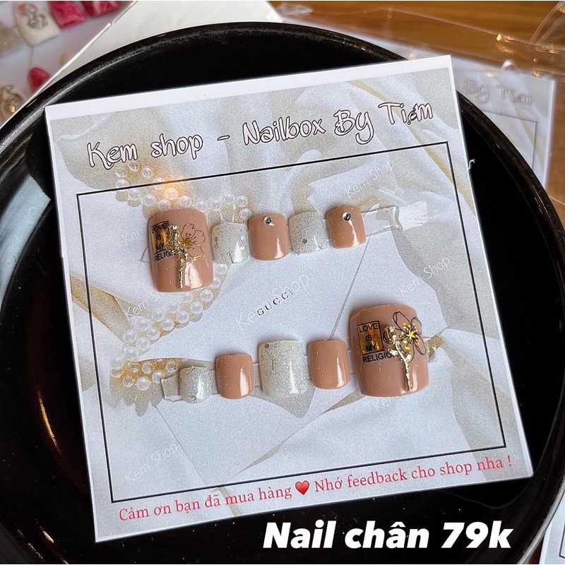 Móng chân giả thiết kế KEMSHOP