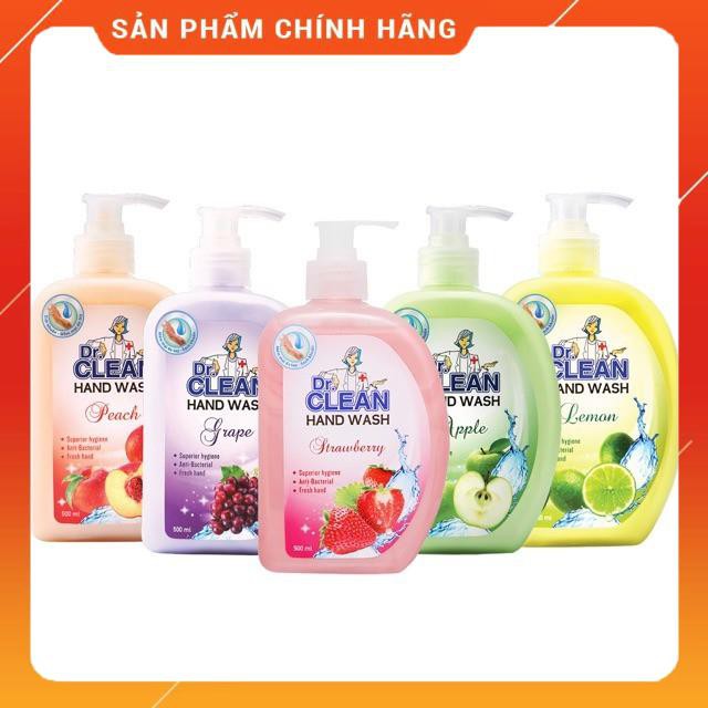 Nước rửa tay dr.clean 500ml mẫu mới