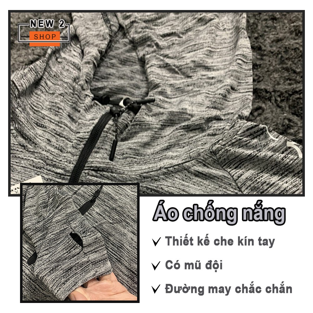 Áo chống nắng nam -Áo khoác đi nắng nam chất vải Airism cao cấp mềm mịn chống tia UV gây hại cho da New2_Shop | BigBuy360 - bigbuy360.vn
