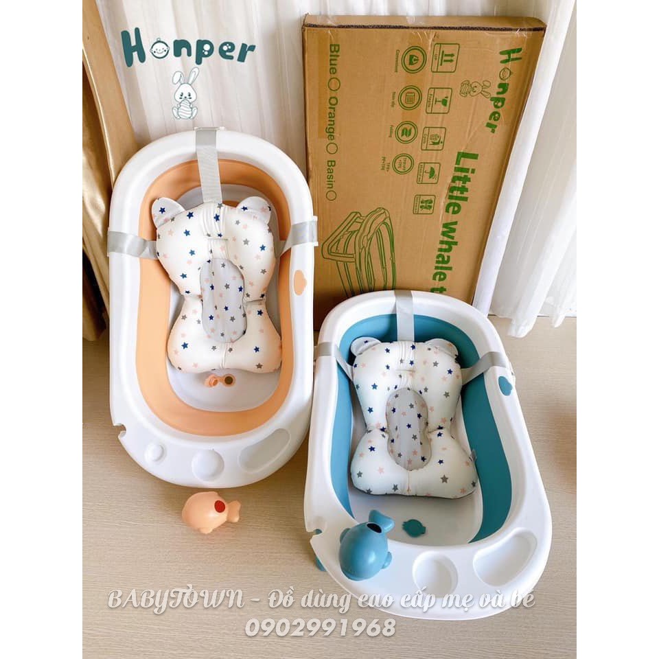 Chậu/ Thau Tắm Gấp Gọn Kèm Phao Honper
