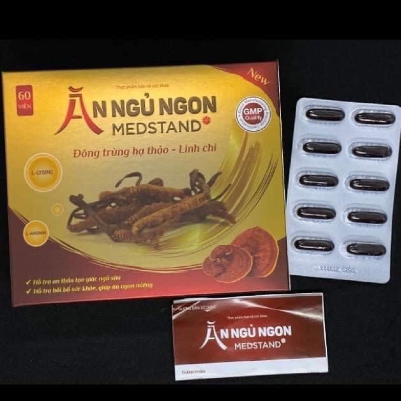 ĂN NGỦ NGON MEDSTAND: ĂN NGON NGỦ SÂU hộp 60 viên
