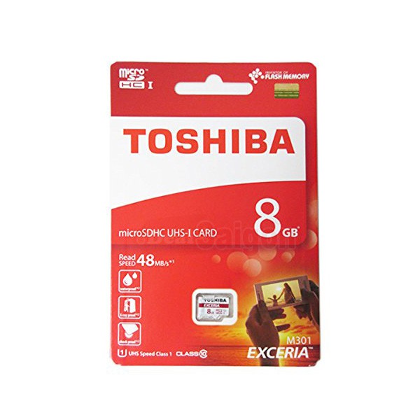Thẻ nhớ Micro SD 8GB TOSHIBA CLASS 10 | BigBuy360 - bigbuy360.vn