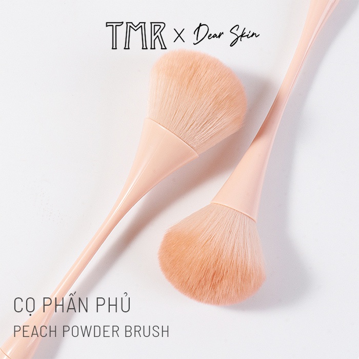 Cọ Phủ Phấn Peach Powder Brush TMR chính hãng, lông cọ mềm mượt cao cấp, tạo nét tự nhiên mỏng mịn khi dùng cọ