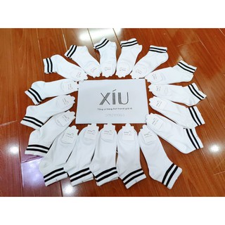 Tất kẻ sọc ngang hàn quốc - set 10 đôi