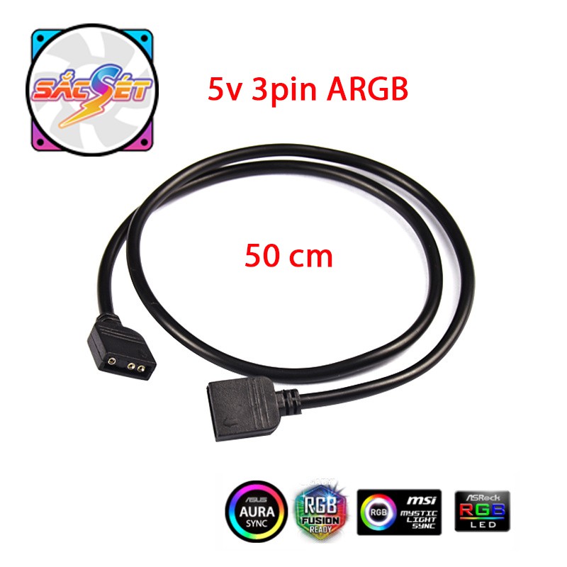 Dây chia RGB 12v 4-pin và dây chia ARGB 5v 3-pin