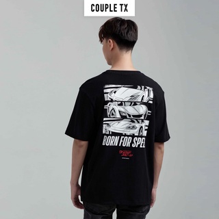 Áo thun nam couple tx relax in chữ ff mts 1183