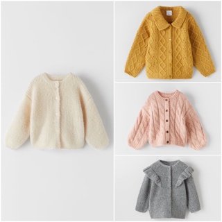 [ZARA CHÍNH HÃNG]Áo len cardigan Zara cho bé gái