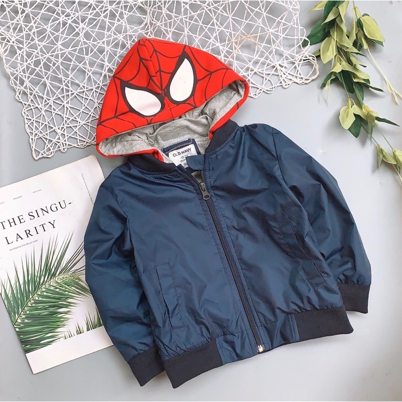 Áo gió 2 lớp người nhện Oldnavy