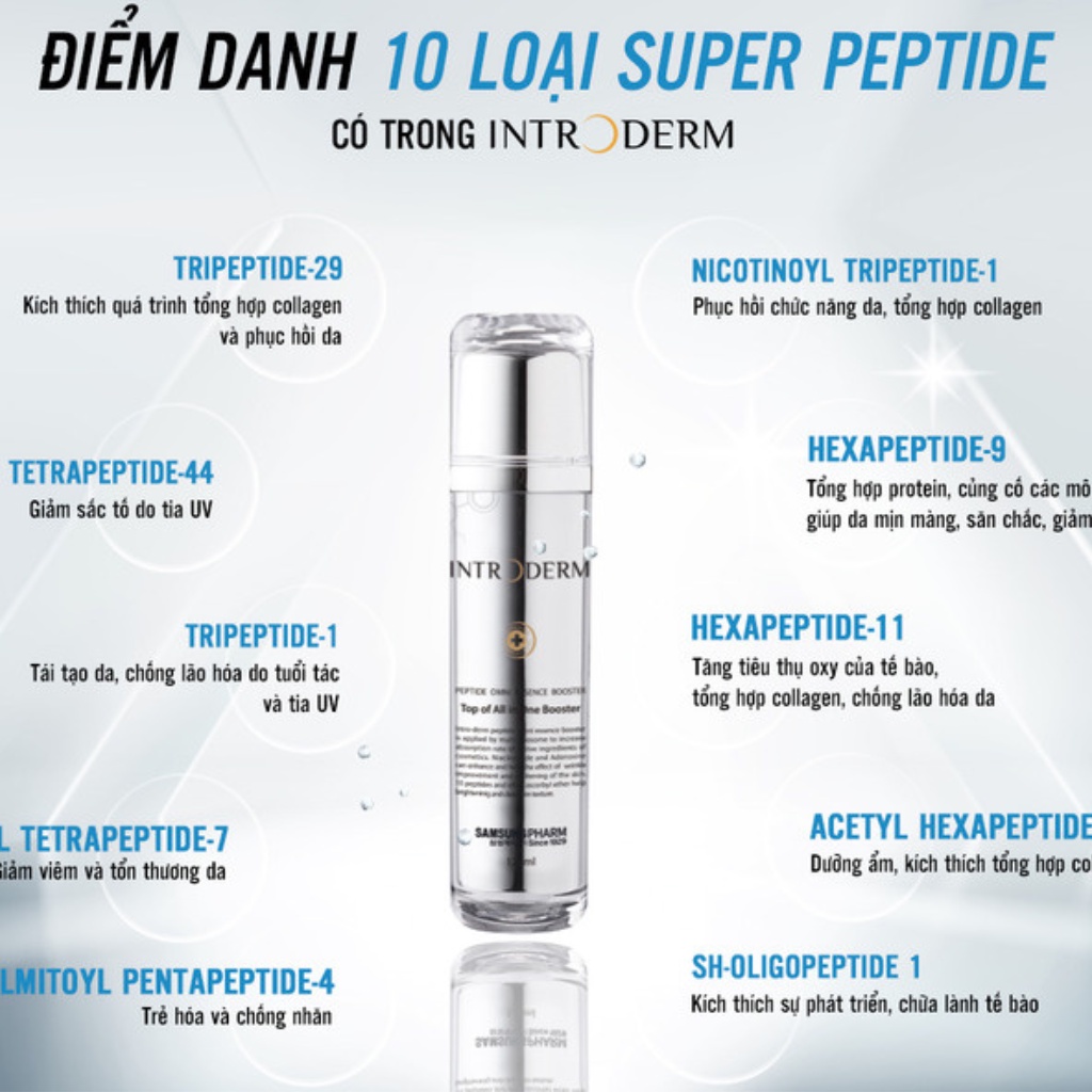 Tinh chất siêu dưỡng tái tạo da 6 trong 1 Introderm sp10 120ml