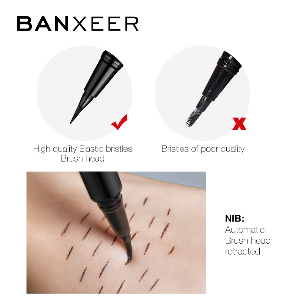 Bút Kẻ Mắt Trang Điểm BANXEER Lâu Trôi Kháng Nước 2 Colors 15g