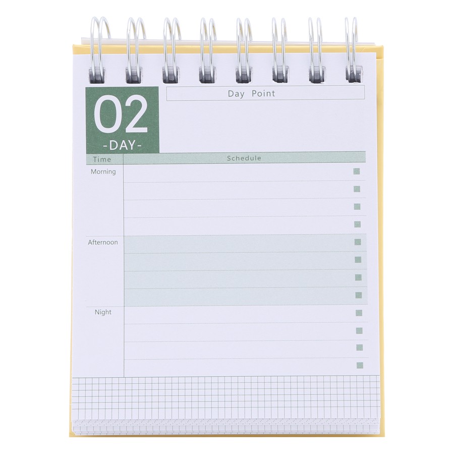 Sổ Kế Hoạch Lò Xo 100 Ngày - 100 Days Daily Planner Notebooks - Thể Thao 4 (10.6 x 12.4 cm)