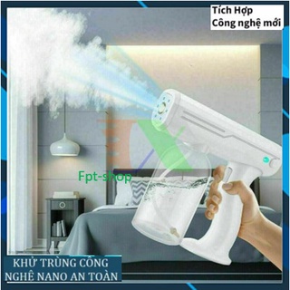 Súng Phun Khử Khuẩn Atomizer, Máy Xịt Khử Trùng Nano Bằng Tia Cực Tím 8 Tia UV, Diệt Vi Khuẩn