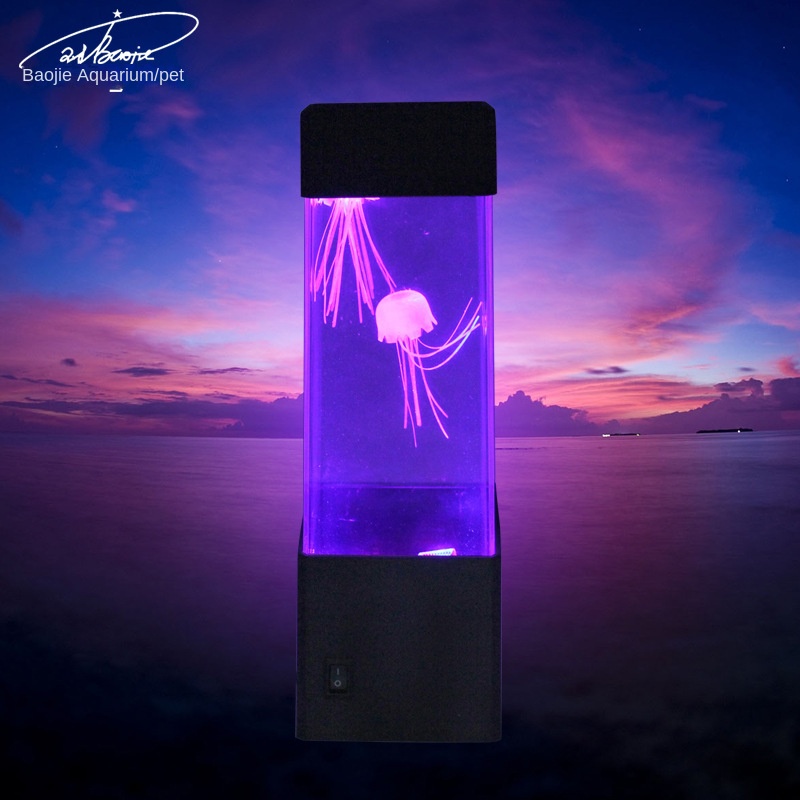 Bể Cá mini Để Bàn Có Đèn led Chất Liệu acrylic