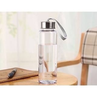 Bình detox, bình thuỷ tinh có dây đeo 300ml-500ml