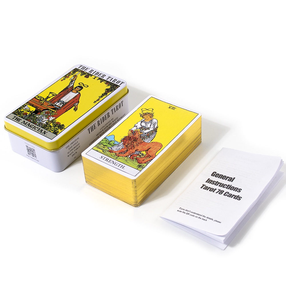 Bộ bài Rider Waite Tarot Hộp Sắt