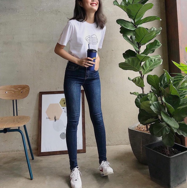 Quần jeans Skinny dài vnxk