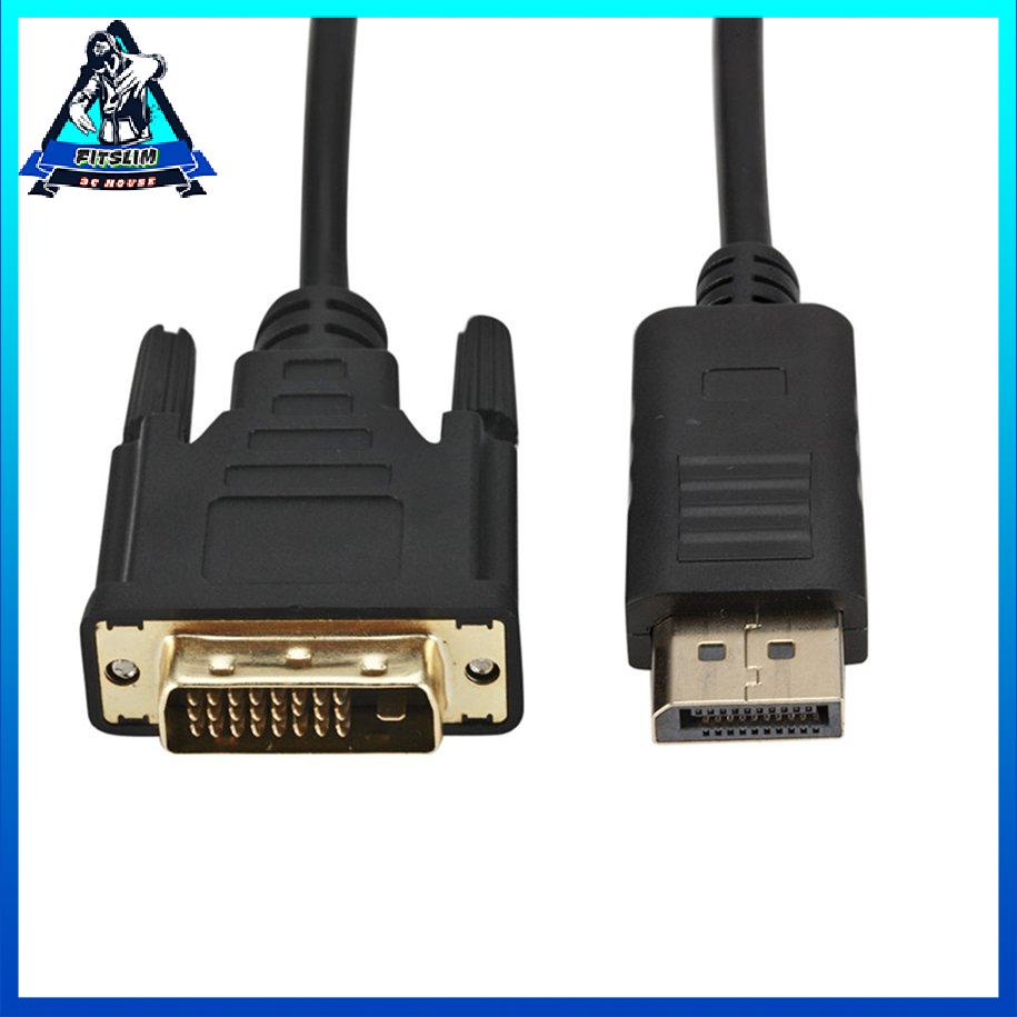 Cáp chuyển đổi DP sang DVI Cáp chuyển đổi Displayport sang DVI 24 + 1 1,8 mét [8/3]