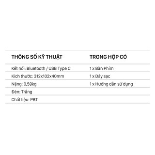 Bàn phím cơ Akko 3068 Silent Bluetooth (Akko switch v2)