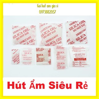 2 Gói Hút Ẩm Silicagel - Túi Hút Ẩm Cho Giày Dép Quần áo Chống Ẩm Mốc (1 Gram/Gói)