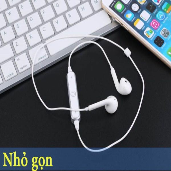 Tai nghe Bluetooth S6 kiểu dáng Sport vòng cổ tiện lợi | BigBuy360 - bigbuy360.vn