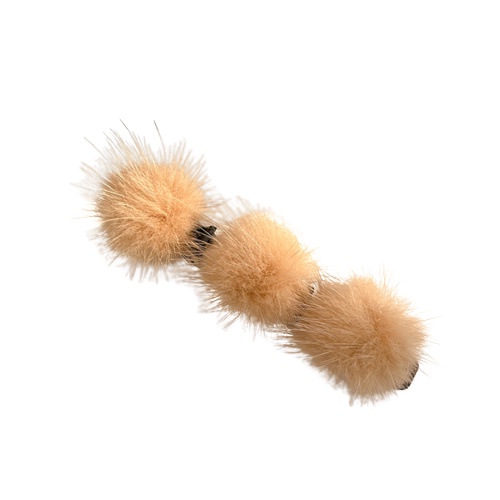 Kẹp tóc mái bông gòn tạo kiểu dễ thương phong cách Hàn Quốc cho nữ