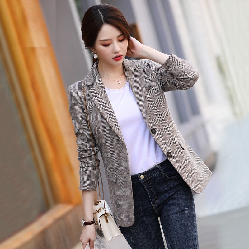 ÁO VEST CÔNG SỞ SỌC CARO CÓ TÚI THẬT | BigBuy360 - bigbuy360.vn