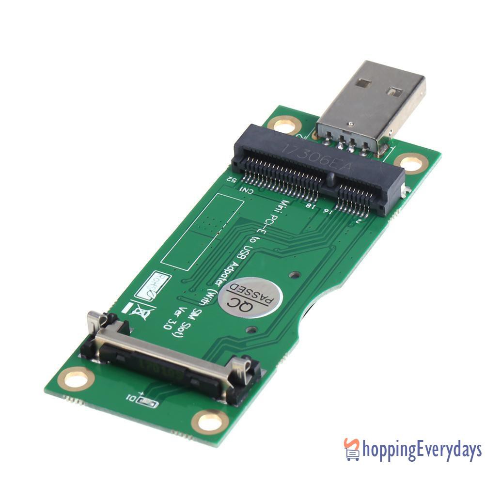 Thiết Bị Chuyển Đổi Mini Pci-e Sang Usb Với Khe Cắm Sim 8pin Cho Wwan / Lte | BigBuy360 - bigbuy360.vn