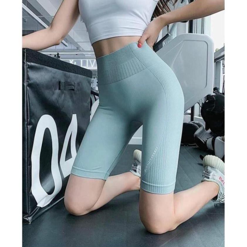 [EMMA] Quần Legging Đùi Gym Naqi Chun Mông Siêu Hot [ĐỒ TẬP]