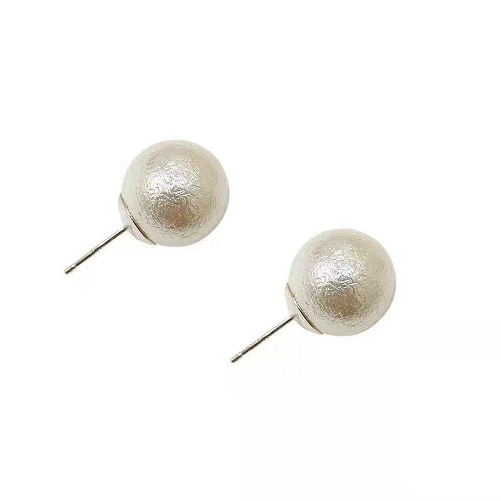 Khuyên Tai Đính Hạt Ngọc Trai Đơn Giản Thời Trang Cho Nữ