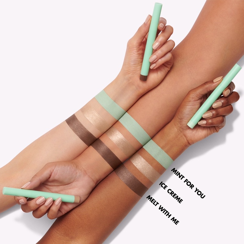 Phấn mắt dạng thỏi kem mềm kiêm kem lót e.l.f Elf elf mint melt no budge eyeshadow stick