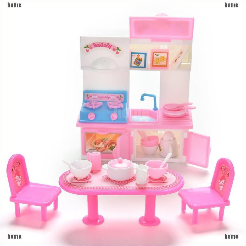 Set 20 món đồ chơi nhà bếp sáng tạo trang trí nhà búp bê Barbie