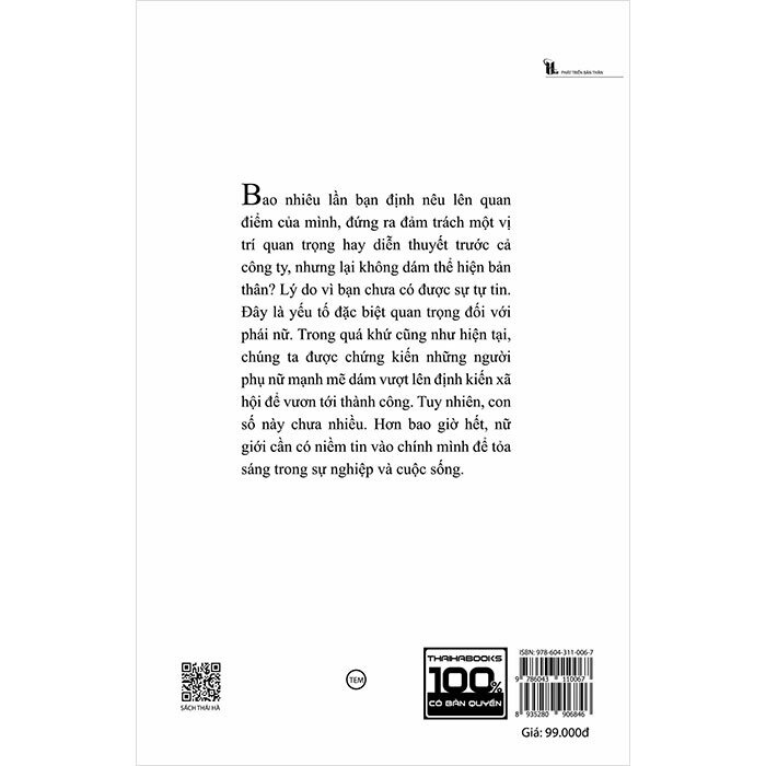 Sách - Phụ Nữ Hiện Đại Không Ngại Tự Tin Tặng Bookmark