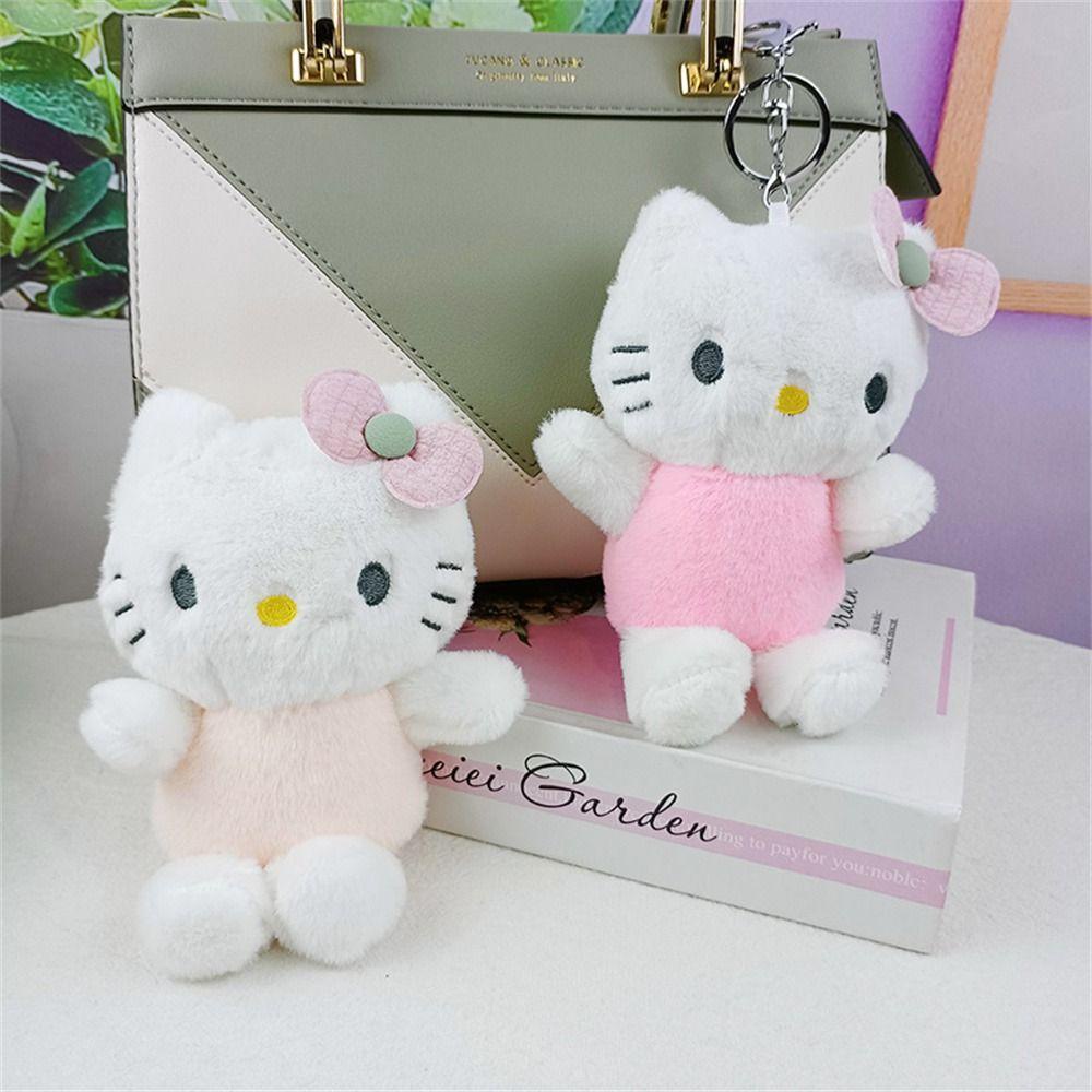 Móc Khóa Hình Búp Bê Hello Kitty Nhồi Bông Đáng Yêu