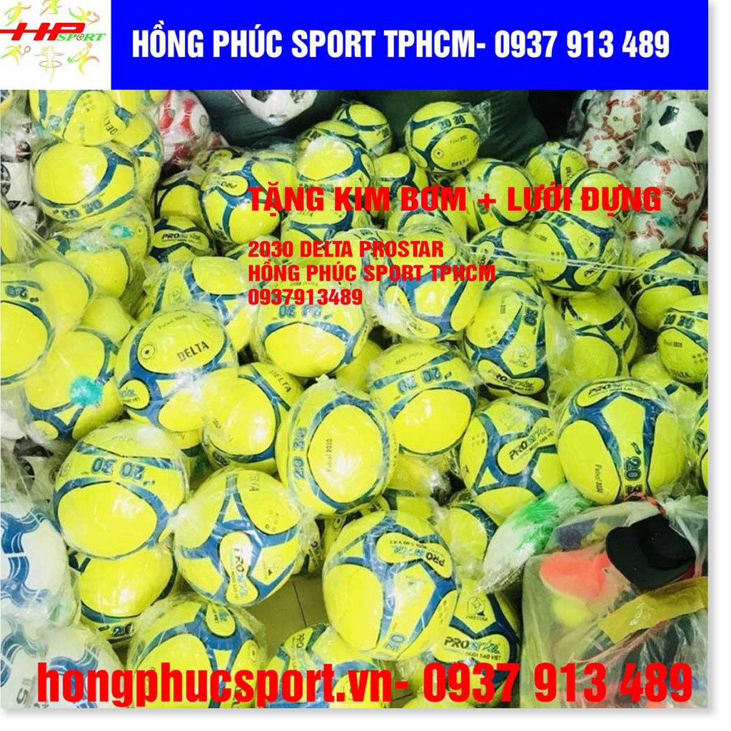 [SALE SỐC] Quả bóng đá futsal 2030 Delta Vàng ProStar sân cỏ nhân tạo chính hãng