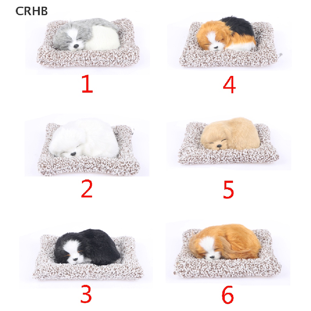 Đồ chơi nhồi bông Hình Chú Chó Nằm Ngủ Trên Xe Hơi Mới