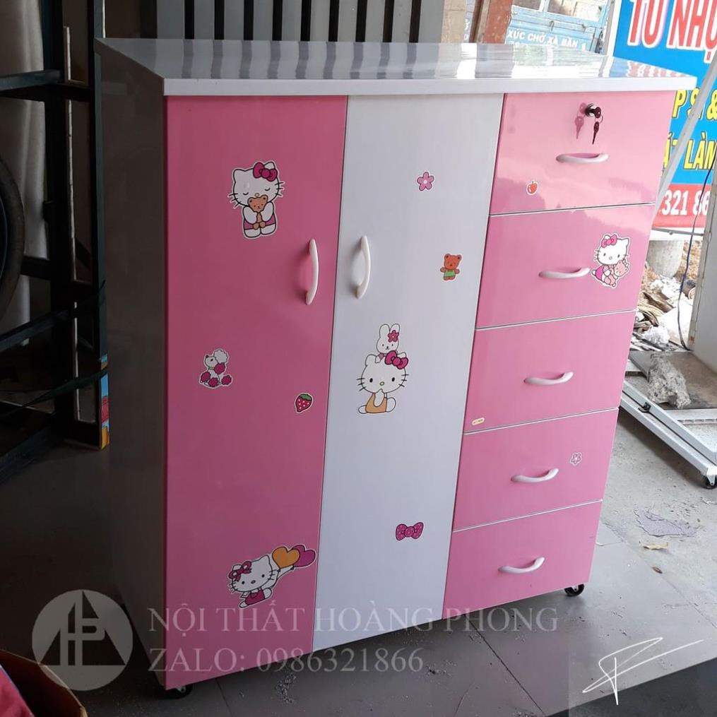 Tủ quần áo trẻ em dành cho bé gái - tủ nhựa đài loan - miễn phí vận chuyển. Bảo hành 2 năm tại nhà