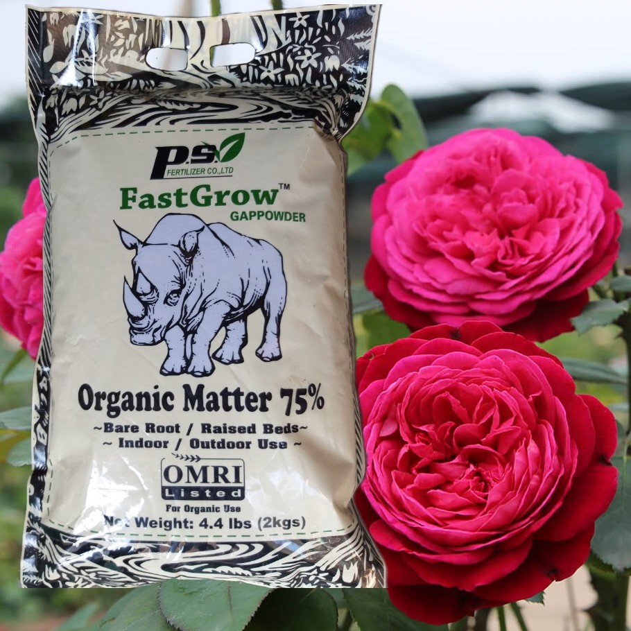 Phân Hữu Cơ Cao Cấp Nhập Khẩu Bỉ 75%OM (2kg), chuyên dùng cho hoa hồng, cây kiểng, rau màu...