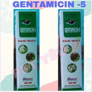 GENTAMICIN-5 dung dịch xịt viêm.loét da, viêm mắt thỏ bọ🐻🐻🐰🐰🐇🐇