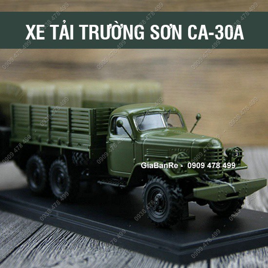 Xe Mô Hình Vận Tải Quân Sự Trường Sơn Kiểu Dáng Zil157 - Ca-30a - Tỉ Lệ 1:43 -  4307.4