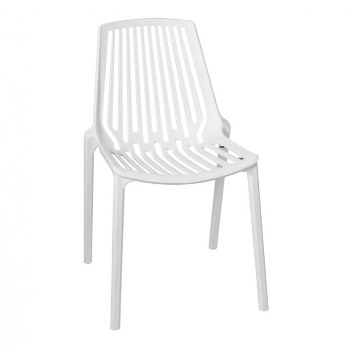 Ghế cafe nhà hàng cao cấp - nhựa đúc nguyên khối Tựa kẻ mỹ 2602 SL211214 | BigBuy360 - bigbuy360.vn