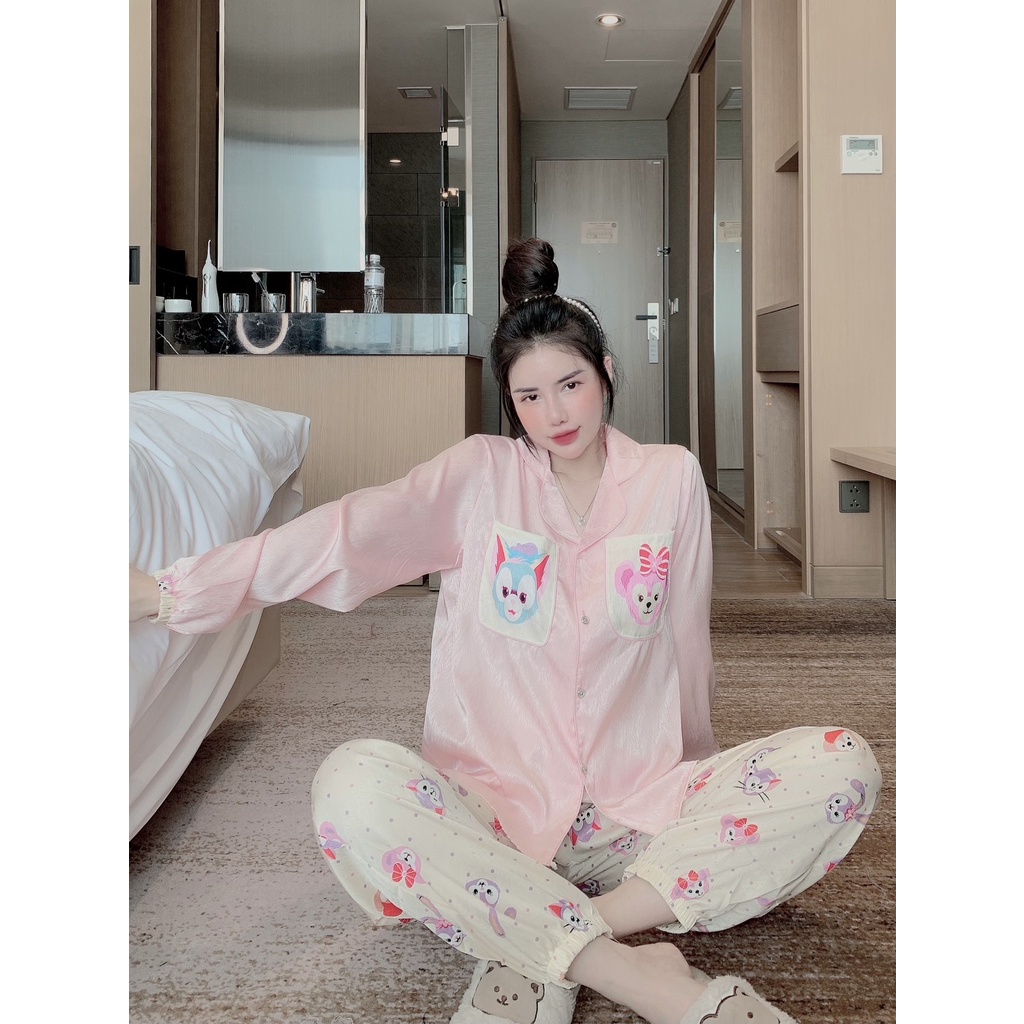 ĐỒ BỘ PYJAMA NỮ XƯỚC HÀNG THIẾT KẾ - ĐỒ BỘ MẶC NHÀ