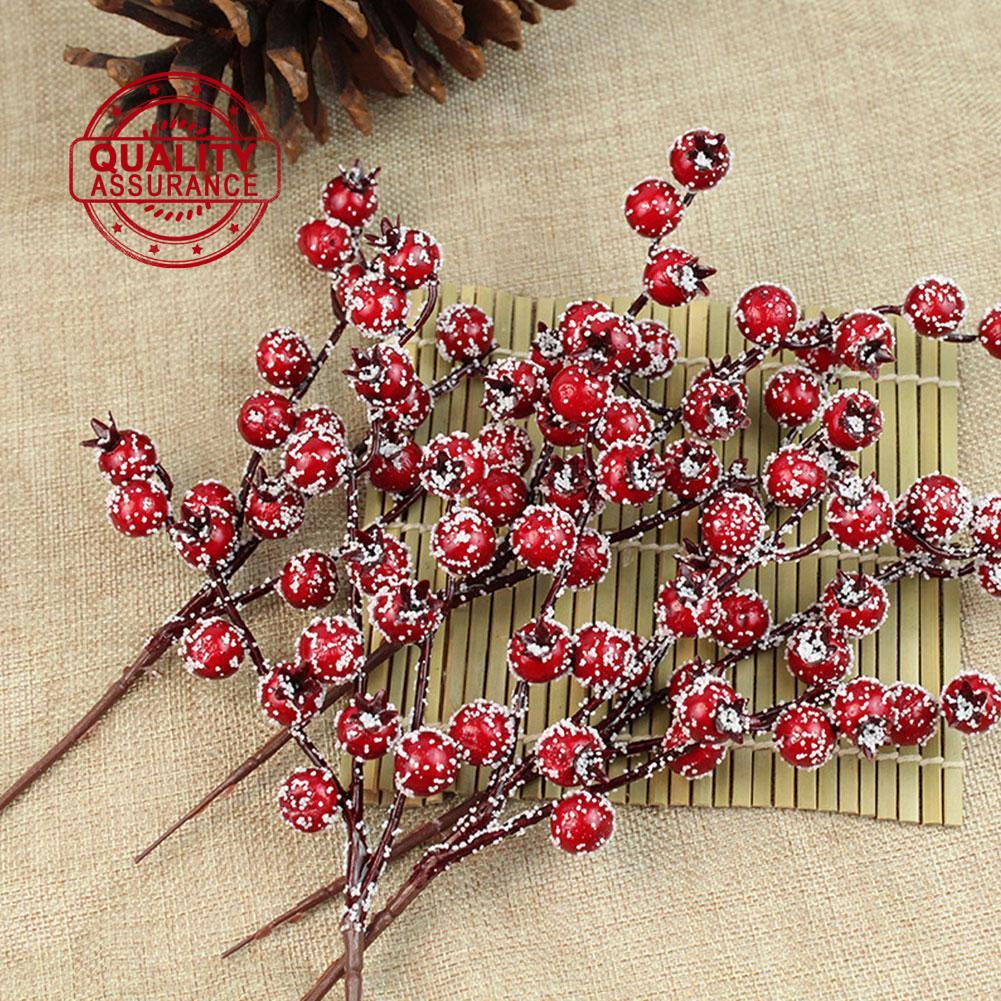 Mô hình quả lựu đỏ nhân tạo trang trí cây thông noel mới năm 2021 X2F7