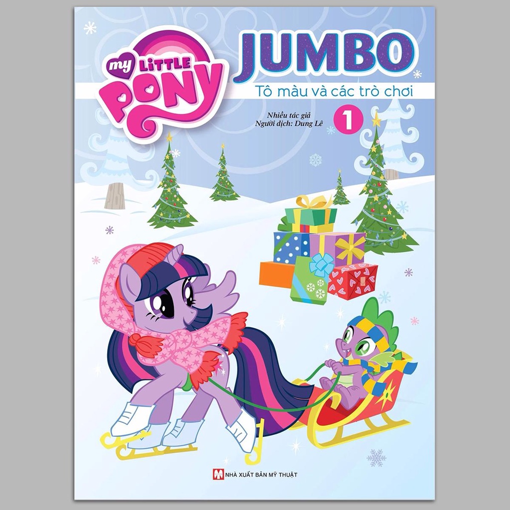 Sách - My Little Pony - Jumbo: Tô Màu Và Các Trò Chơi (Dành cho trẻ từ 2-6 tuổi) - Bộ 3 quyển lẻ tùy chọn