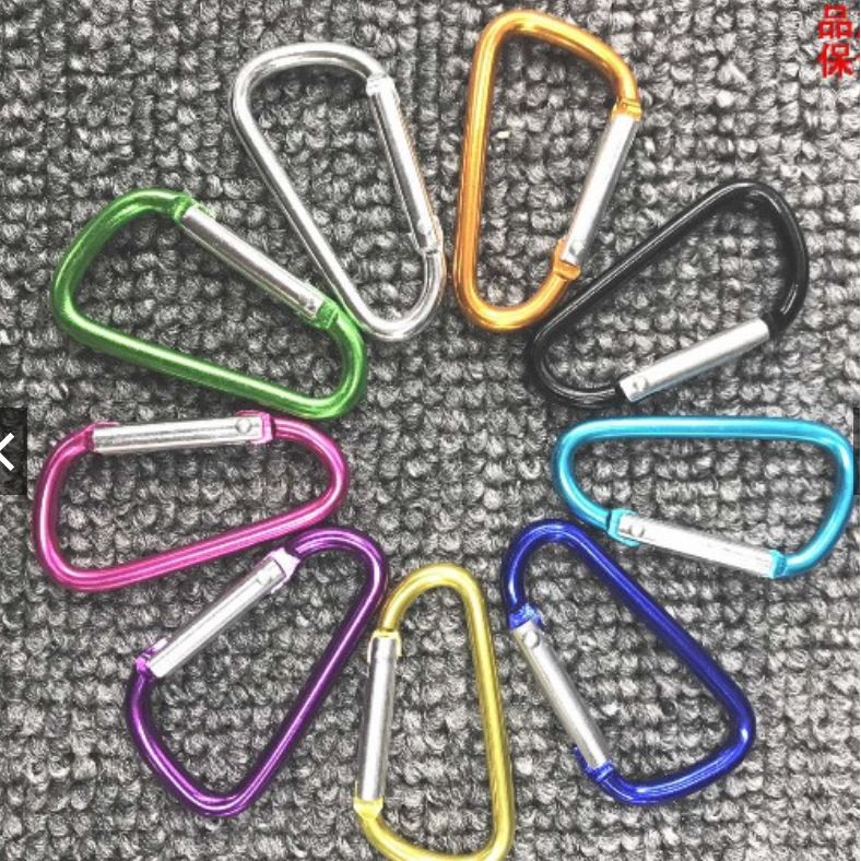 Móc khóa treo đồ phượt móc khóa chữ D giao màu ngẫu nhiên 2Q06