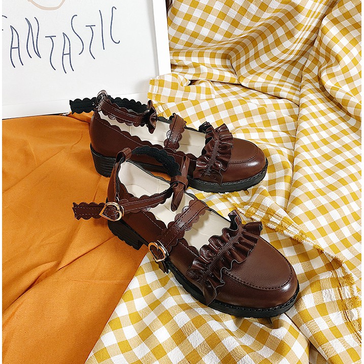 Giày Lolita Cổ Nơ Ulzzang✨(kèm video thật) | BigBuy360 - bigbuy360.vn