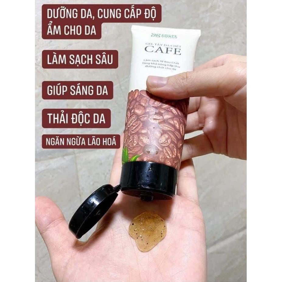 [Dịu nhẹ] Gel tẩy da chết cafe Cỏ Cây Hoa Lá sáng da | BigBuy360 - bigbuy360.vn