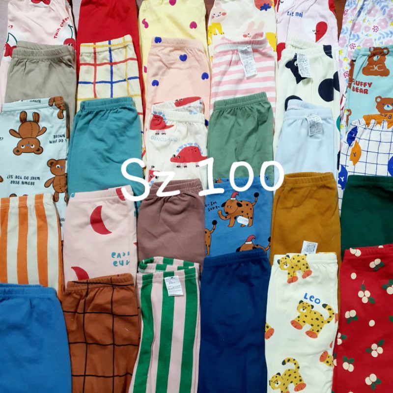 14-16kg Quần dài cotton lẻ xuất Hàn các hãng cho bé trai bé gái
