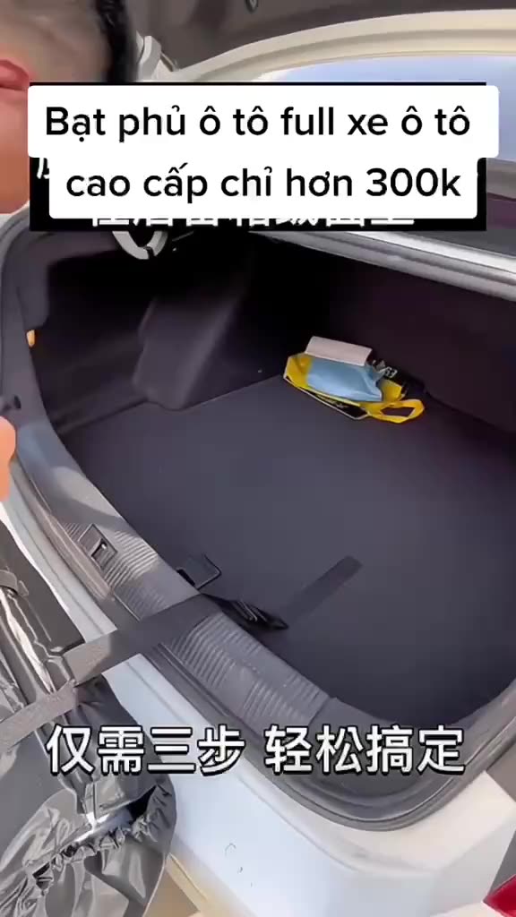 Bạt phủ xe ô tô Vải Dù 3 lớp