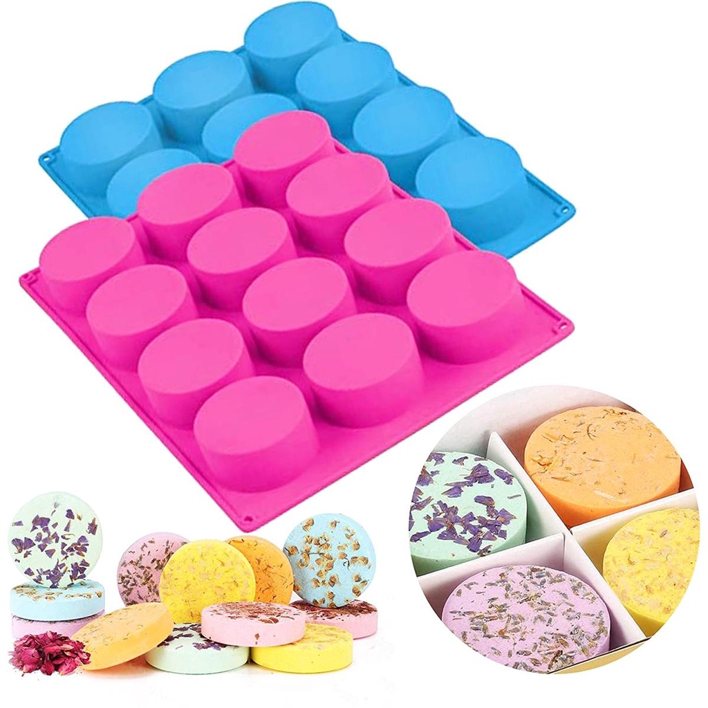 YIYU Khuôn Silicone Làm Nến / Xà Phòng Handmade Hình Trụ